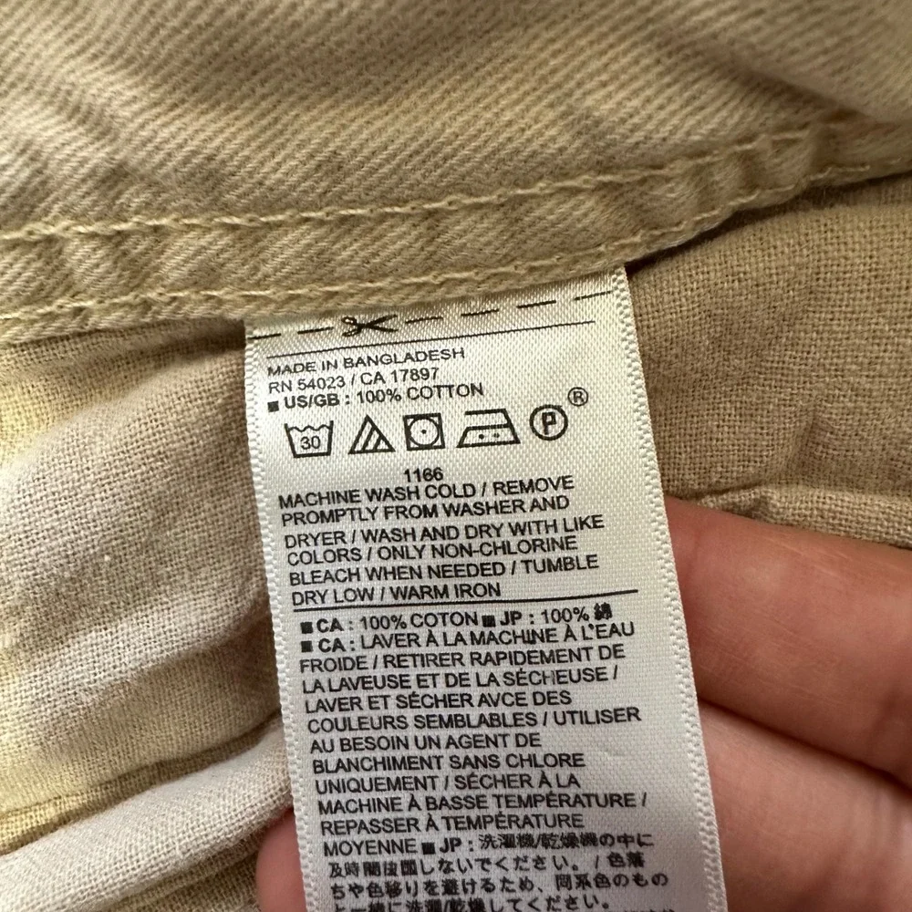 Men's Banana Republic chino shorts Size 31 Tan surplus twill shorts